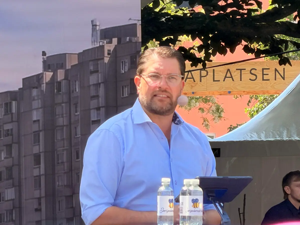 Jimmi Åkesson för 15e gången i Almedalen