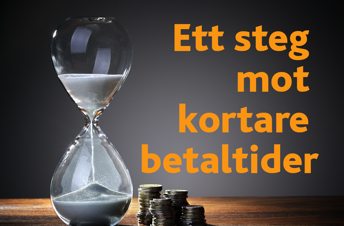 Kortare betalningstider för svenska företag