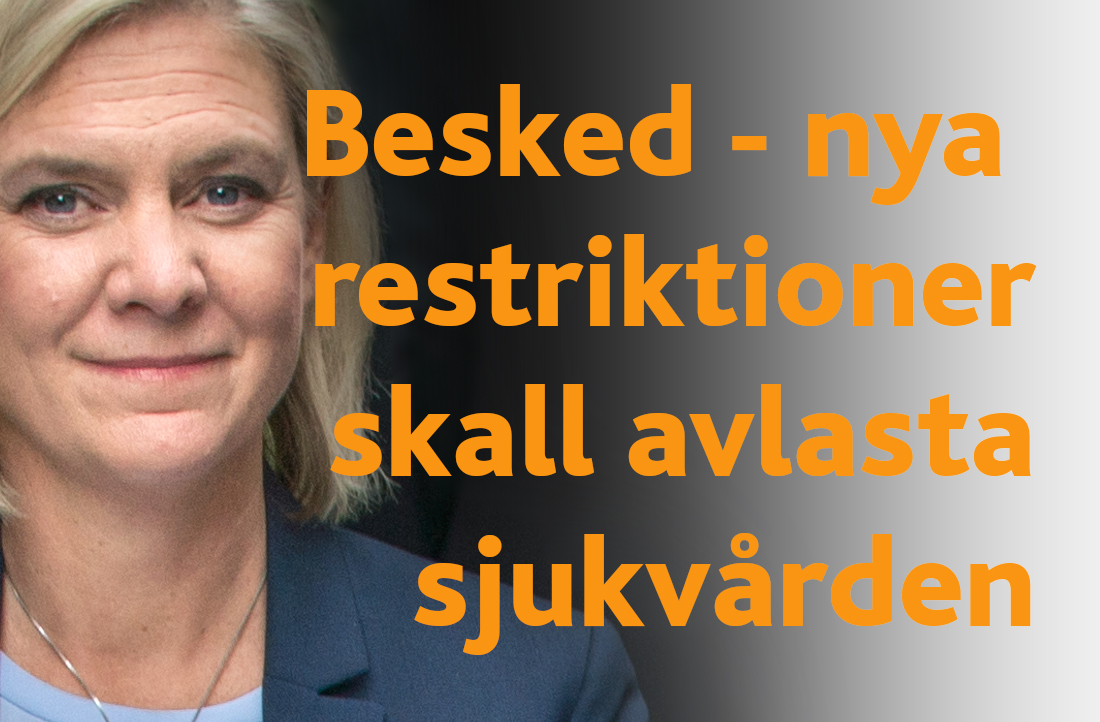 Nya restriktioner från onsdag