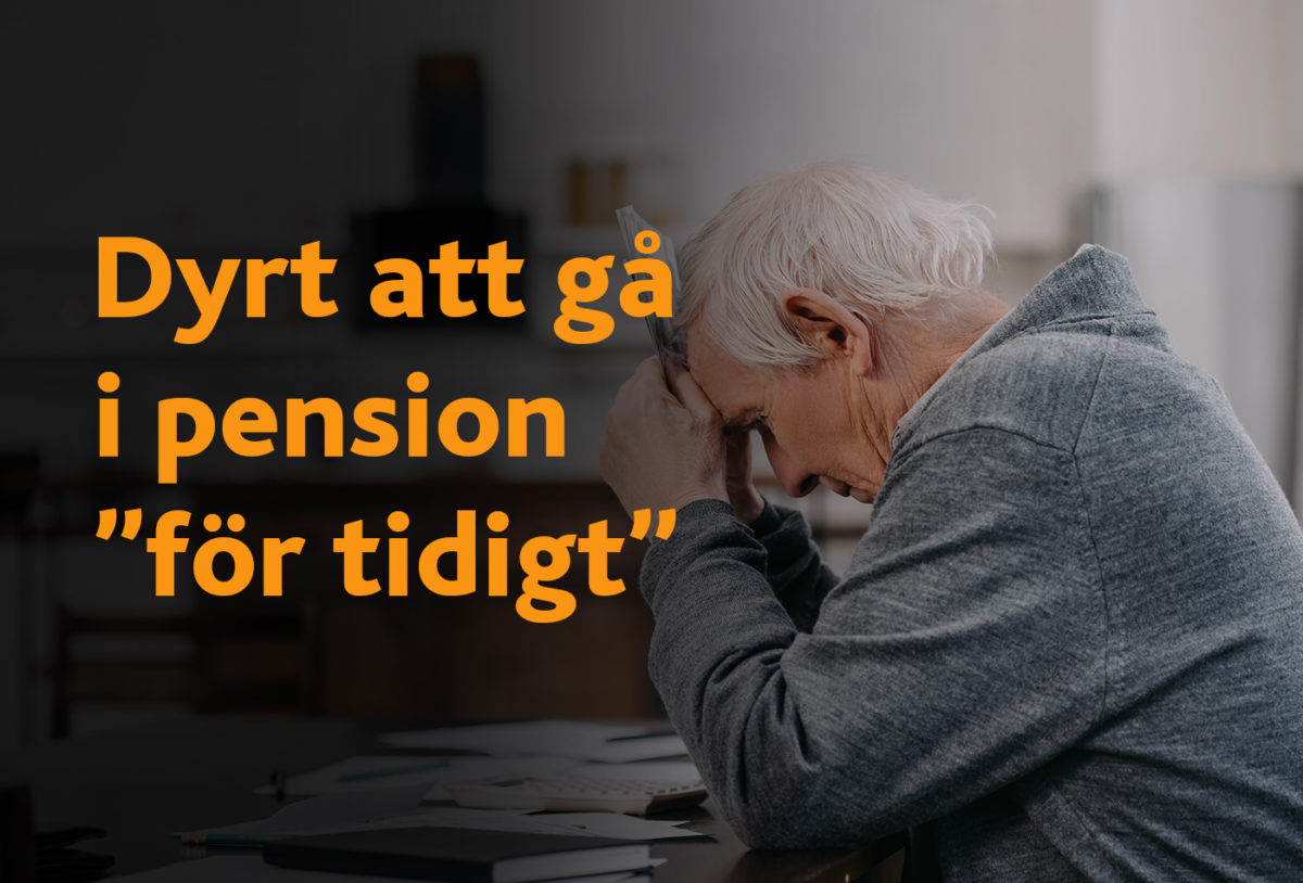 Så mycket kostar det att gå i pension ”för tidigt”