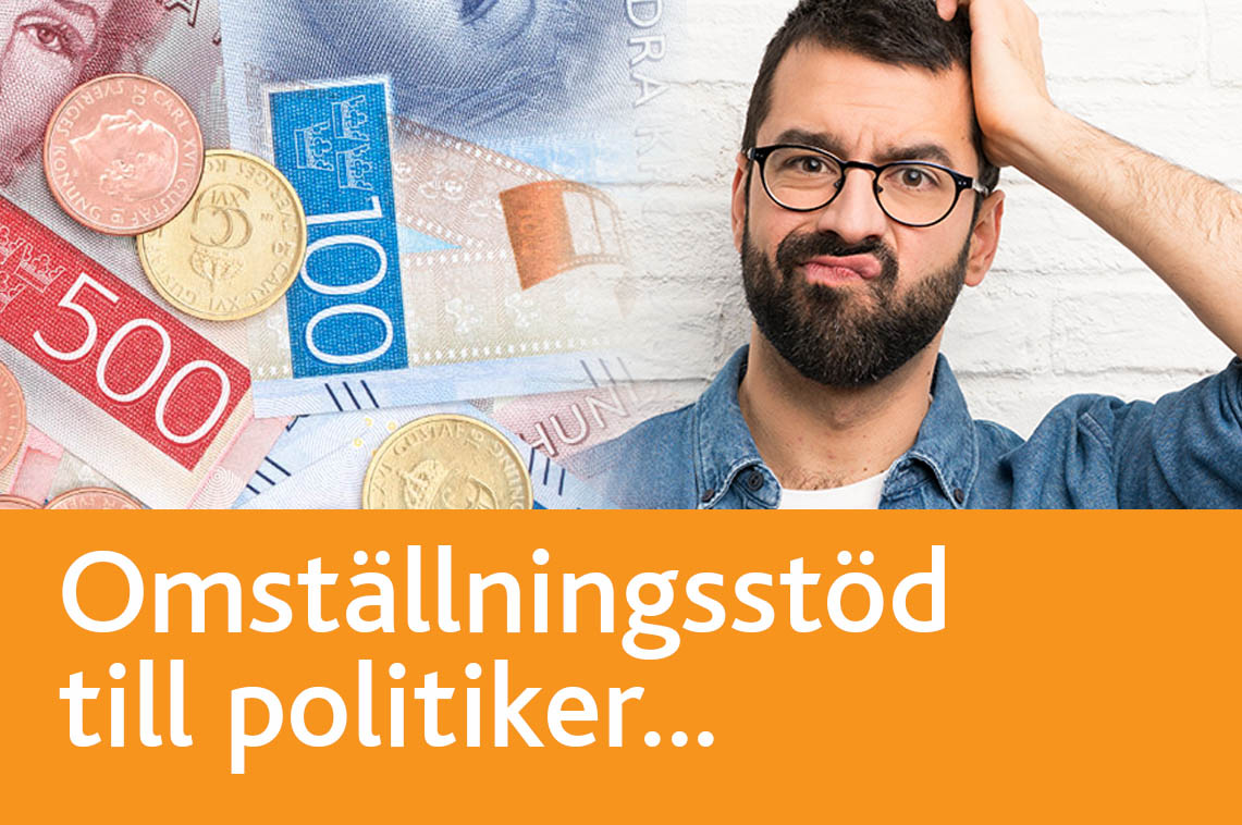 Politiker tar ut sitt omställningsstöd, för företagen är det svårare…