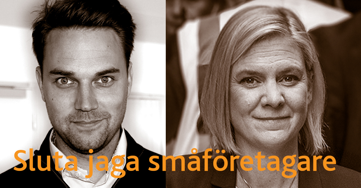 Jobbtillväxt istället för småföretagarvendetta…