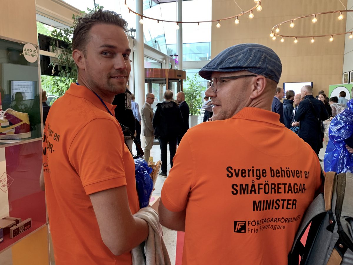 Mycket snack i Almedalen – men inte om småföretag…
