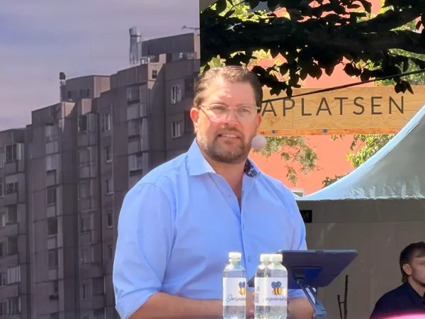 Jimmi Åkesson för 15e gången i Almedalen